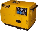 Дизельный электрогенератор AYERBE AY 6000 Y A/E INS auto (кожух) 